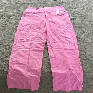 Gap Pink Wide-Leg Pants